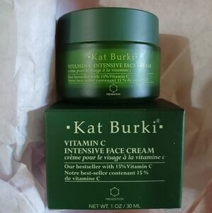 Kat Burki Vitamin C Intensive Face Cream 1 Oz Full Size, MSRP$80 +FREE GIFT